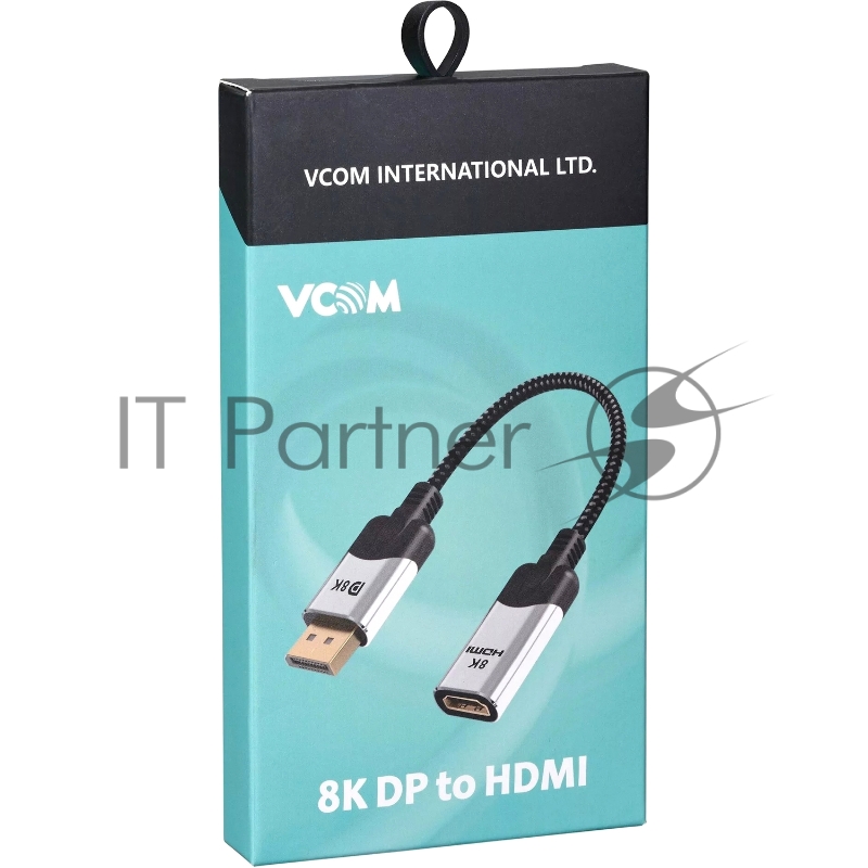 Адаптер DisplayPort(M) ---> HDMI(F) 0.15m 8K@60Hz VCOM <CG6218M-0.15>