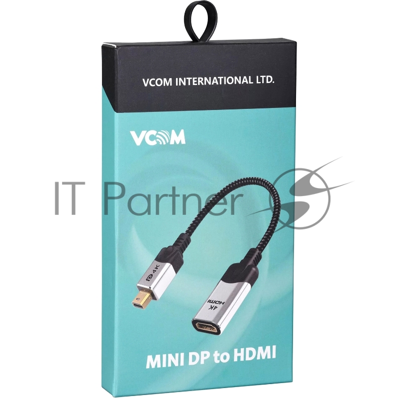 Адаптер miniDisplayPort(M) ---> HDMI(F) 0.15m 4K@60Hz VCOM <CG616M-0.15>