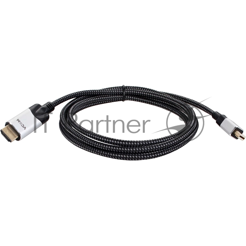 Кабель-переходник miniDisplayPort M-> HDMI M 4K@60Hz 1.8m VCOM