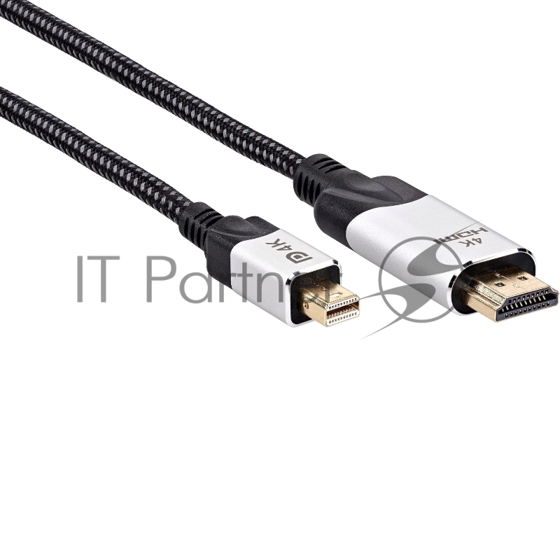 Кабель-переходник miniDisplayPort M-> HDMI M 4K@60Hz 1.8m VCOM