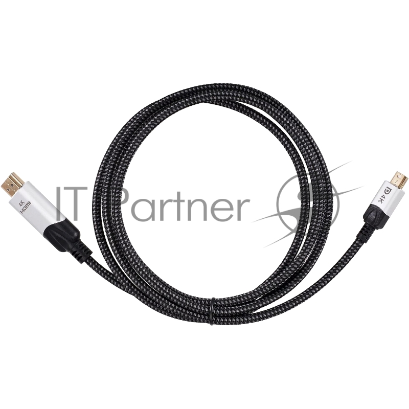 Кабель-переходник miniDisplayPort M-> HDMI M 4K@60Hz 1.8m VCOM