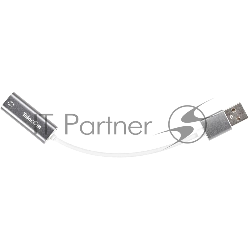Переходник аудио USB2.0(M)-->3.5мм F (гнездо) Telecom 0.1м