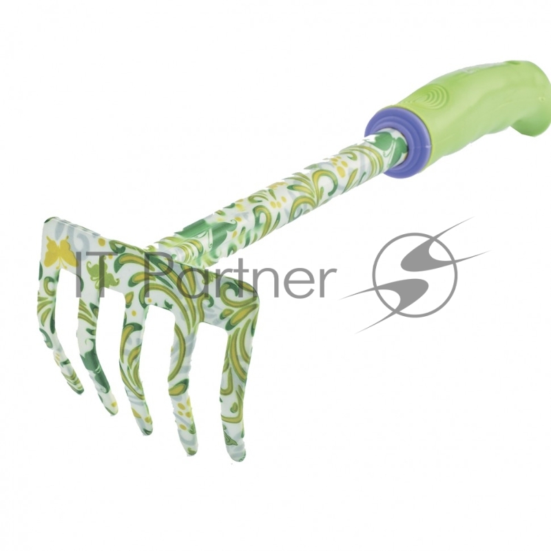 Грабли 5-зубые, 85х310 мм, стальные, пластиковая рукоятка// Palisad