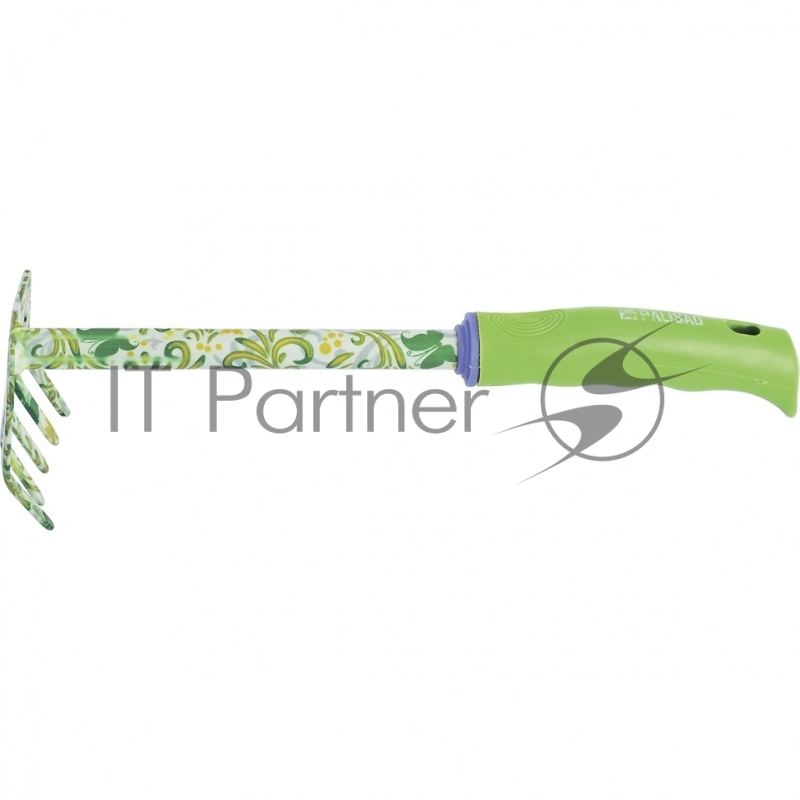 Грабли 5-зубые, 85х310 мм, стальные, пластиковая рукоятка// Palisad