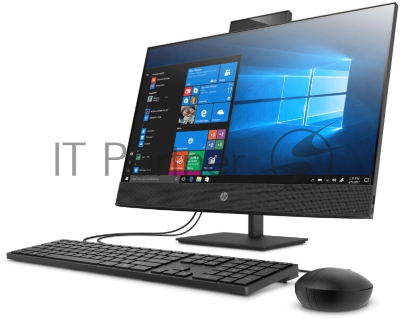 Моноблок/ HP ProOne 440 G6 AiO 23.8(1920x1080 IPS)/Intel Core i7 10700T(2Ghz)/8192Mb/512SSDGb/D 1y/Win11Pro + Adjustable Stand, 320K kbd / Opt Mouse, MCR, HDMI Port, Italian layout, ПИ