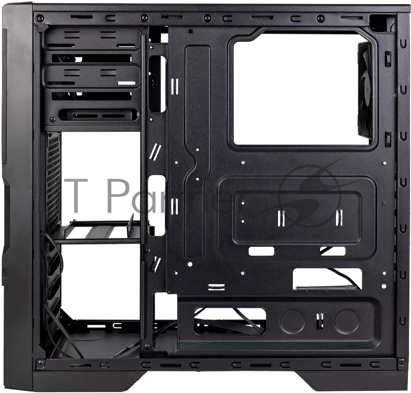 Корпус Hiper Combat черный без БП ATX 3x120mm 1xUSB2.0 1xUSB3.0 audio bott PSU