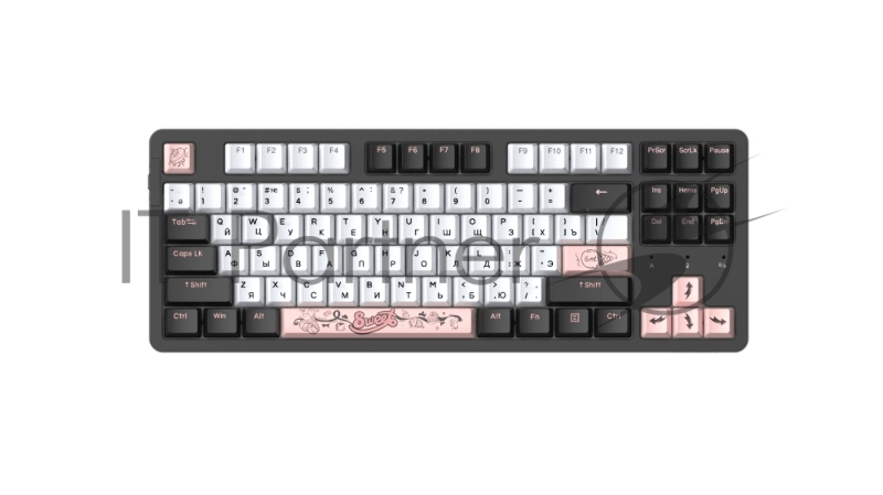 Клавиатура механическая проводная Dareu A87X Black-White (черный/белый), 87 клавиш, BlueSky V3 switch, подключение USB, подсветка RGB