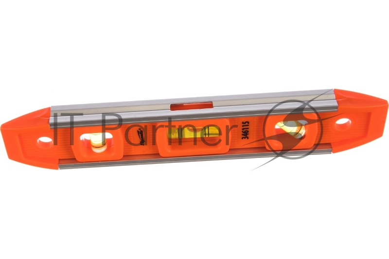Уровень усиленный, 230 мм, 3 глазка, магнитный, пластмассовый Торпедо (IV)// Sparta