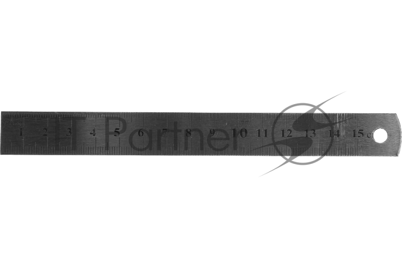 Линейка измерительная, 150 мм, металлическая// Sparta