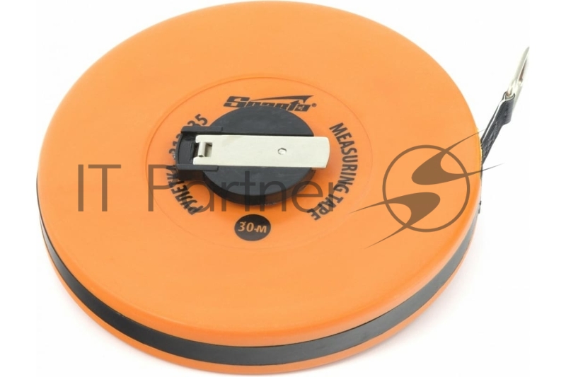 Рулетка геодезическая, 30 м х 12,5 мм, лента ПВХ, закрытый круглый корпус// Sparta