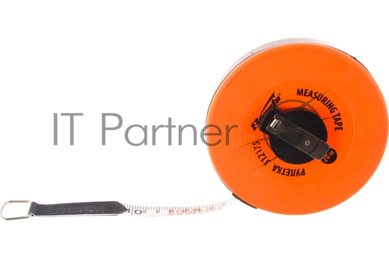 Рулетка геодезическая, 20 м х 12,5 мм, лента ПВХ, закрытый круглый корпус// Sparta