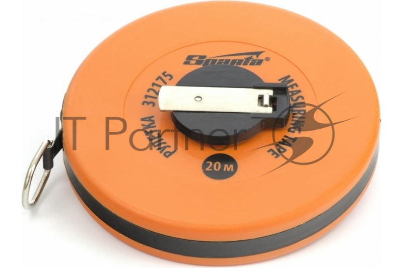 Рулетка геодезическая, 20 м х 12,5 мм, лента ПВХ, закрытый круглый корпус// Sparta
