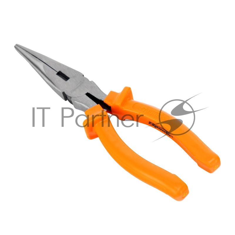 Длинногубцы Classic, 200 мм, прямые шлифованные, пластмассовые рукоятки// Sparta