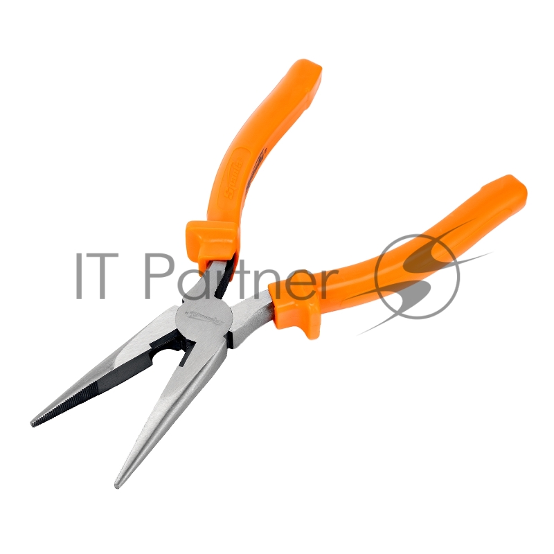 Длинногубцы Classic, 200 мм, прямые шлифованные, пластмассовые рукоятки// Sparta