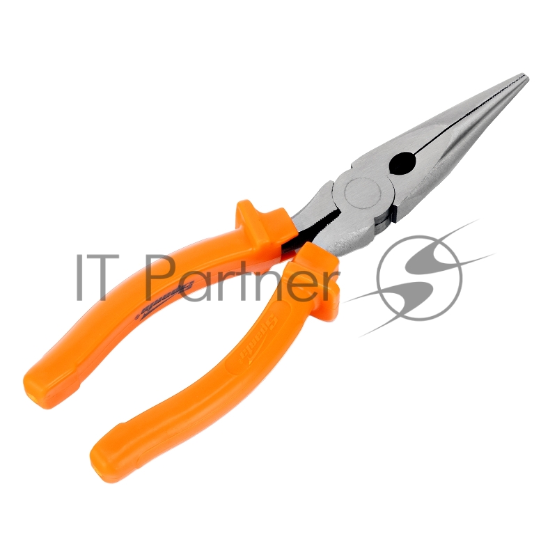 Длинногубцы Classic, 200 мм, прямые шлифованные, пластмассовые рукоятки// Sparta