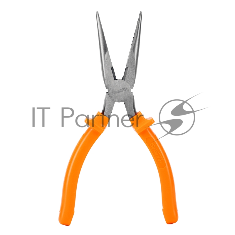 Длинногубцы Classic, 200 мм, прямые шлифованные, пластмассовые рукоятки// Sparta