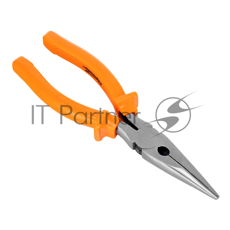 Длинногубцы Classic, 200 мм, прямые шлифованные, пластмассовые рукоятки// Sparta