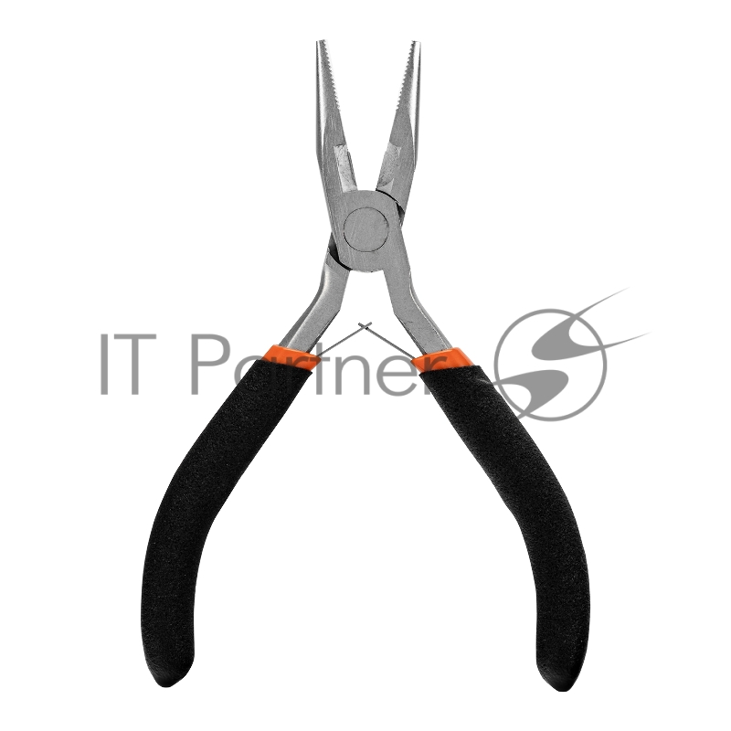 Длинногубцы Mini, 130 мм, никелированные, прямые, авторазжим// Sparta