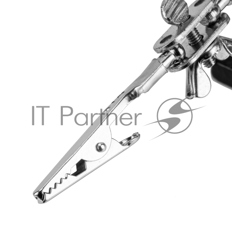 Зажим для пайки Третья рука с лупой// Sparta