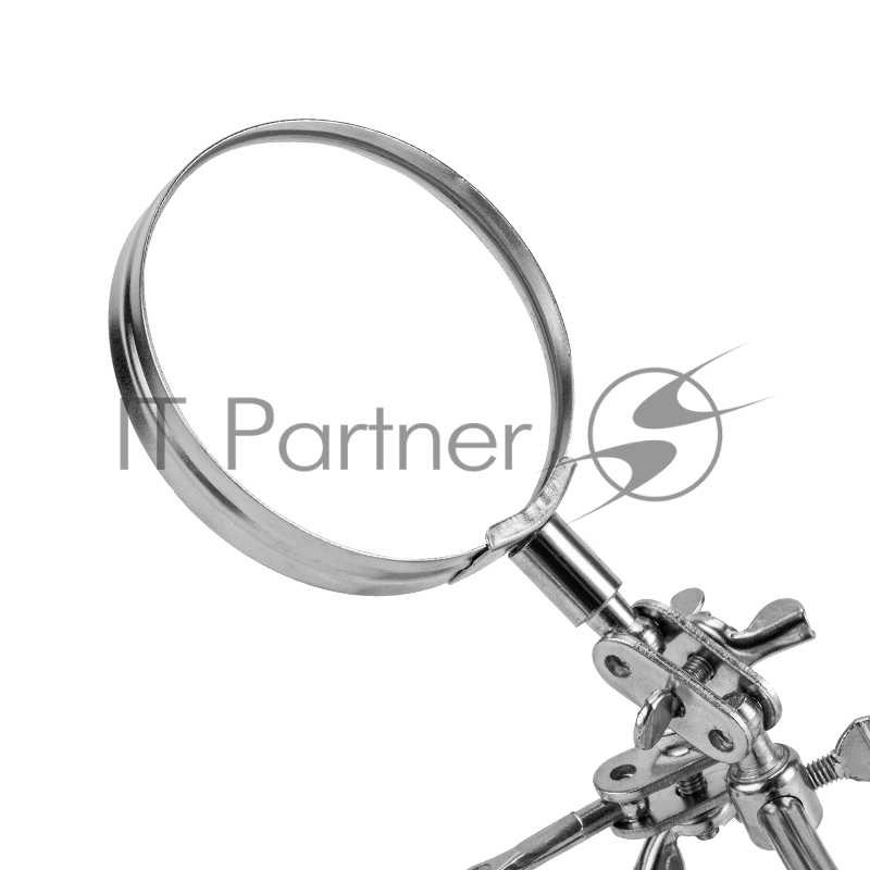 Зажим для пайки Третья рука с лупой// Sparta