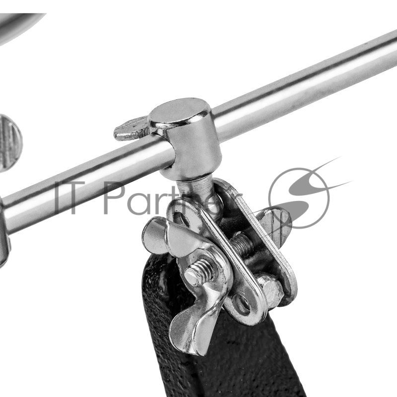 Зажим для пайки Третья рука с лупой// Sparta