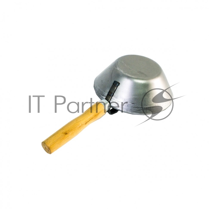 Ковш стальной штукатурный, деревянная ручка// Sparta