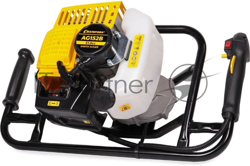 Мотобур CHAMPION AG152B {1,46кВт 51,6см? 9,2кг без шнека}