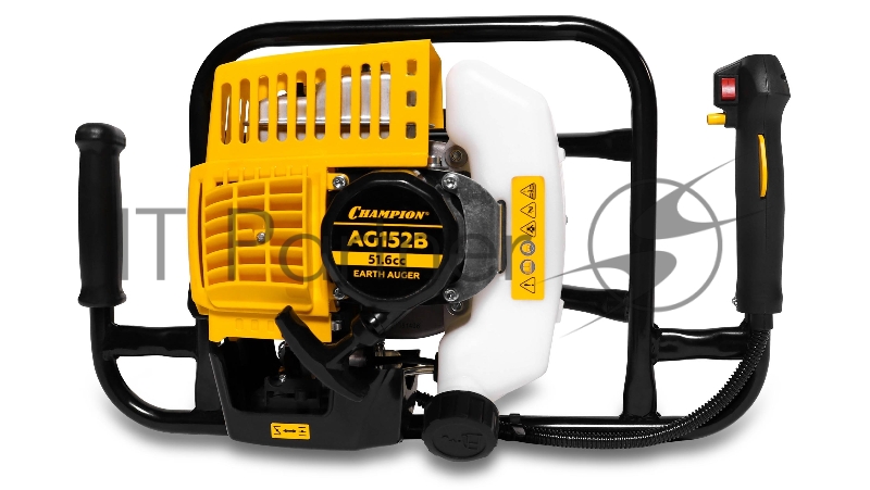 Мотобур CHAMPION AG152B {1,46кВт 51,6см? 9,2кг без шнека}