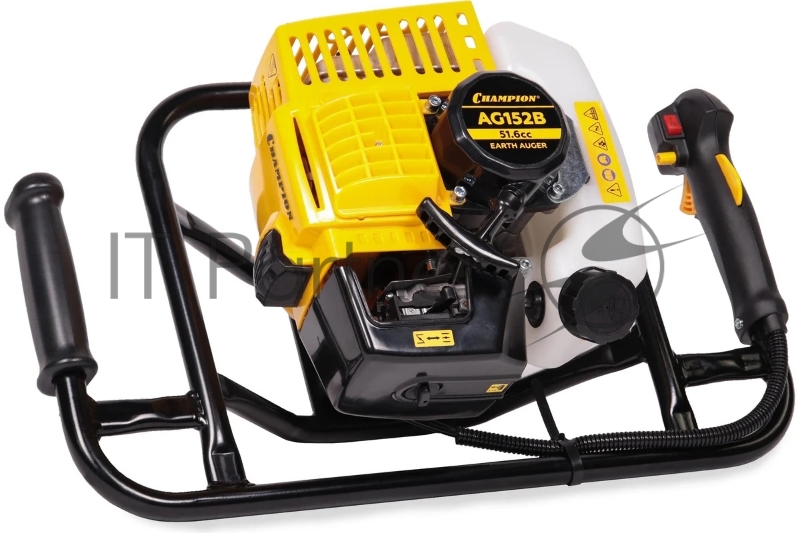 Мотобур CHAMPION AG152B {1,46кВт 51,6см? 9,2кг без шнека}