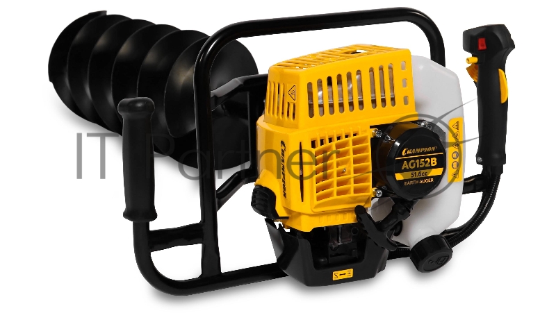 Мотобур CHAMPION AG152B {1,46кВт 51,6см? 9,2кг без шнека}