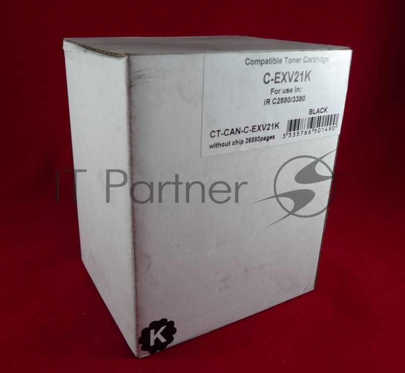 Тонер-картридж Canon iR C2880/3380 C-EXV21/GPR-23/NPG-35 black (туба 575г) JPN