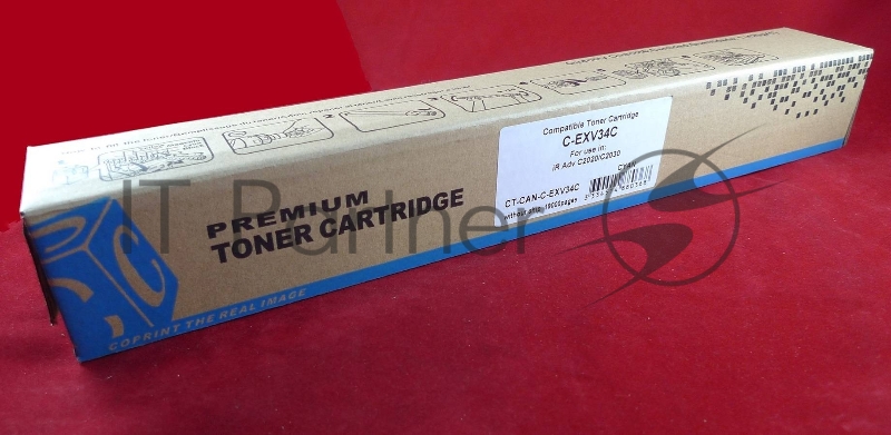Тонер-картридж Canon iR Adv C2020/C2030 C-EXV34/GPR-36/NPG-52 cyan (туба 260г) JPN