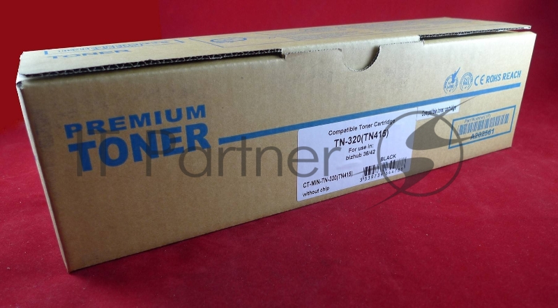 Тонер Konica-Minolta bizhub 36/42 TN-320/TN-415 (туба, 490гр.) JPN
