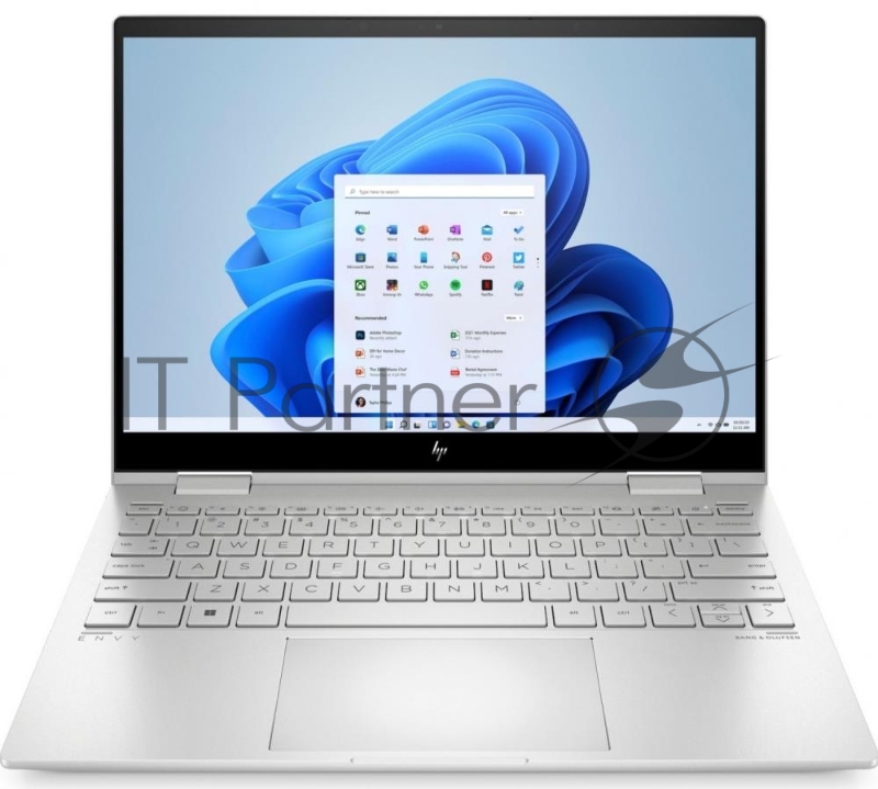 Ноутбук HP Envy 715H8EA 1100 МГц 13.3 Cенсорный экран 2880x1800 16Гб LPDDR4X 4266 МГц SSD 1Тб Intel Iris Xe Graphics ENG/RUS/нет Windows 11 Home 1.34 кг 715H8EA