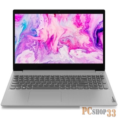 Ноутбук Lenovo IdeaPad 3 15IGL05, 15,6 FHD IPS Intel Pentium Silver N5030 (1.1 ГГц), RAM 8 ГБ, SSD 256 ГБ, noOS, (81WQ0082RK)