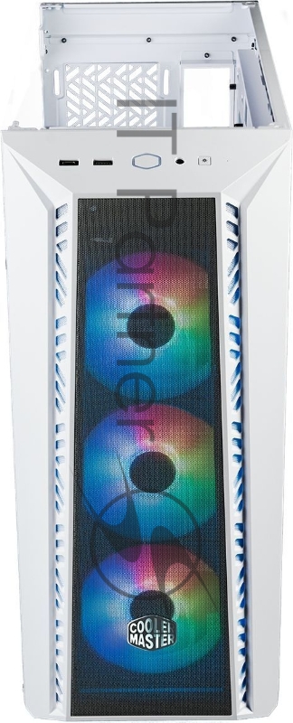 Корпус Cooler Master MasterBox 520 Mesh белый без БП ATX 3x120mm 1xUSB3.0 audio bott PSU