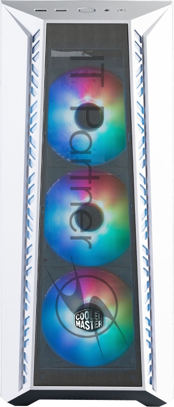 Корпус Cooler Master MasterBox 520 Mesh белый без БП ATX 3x120mm 1xUSB3.0 audio bott PSU
