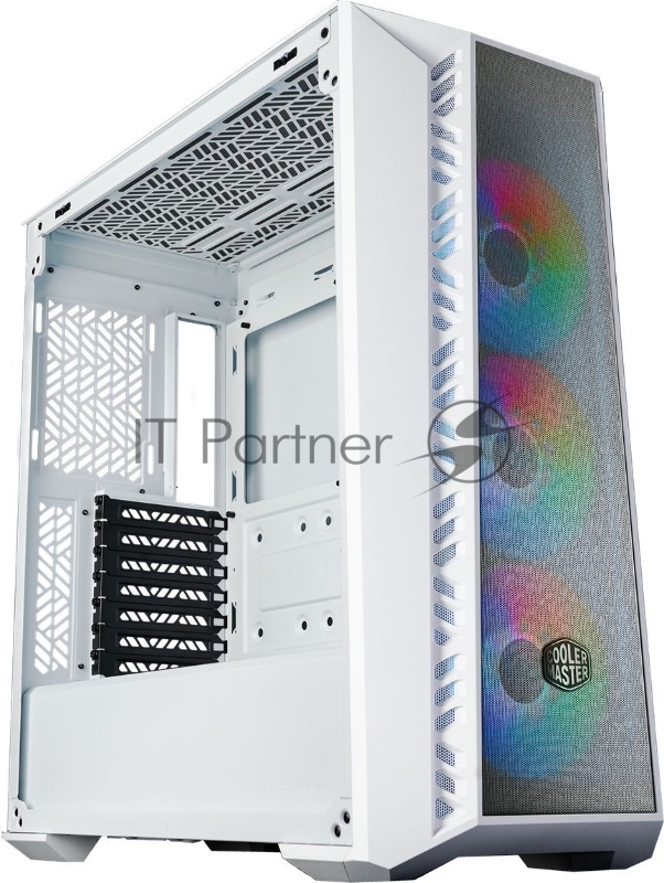 Корпус Cooler Master MasterBox 520 Mesh белый без БП ATX 3x120mm 1xUSB3.0 audio bott PSU