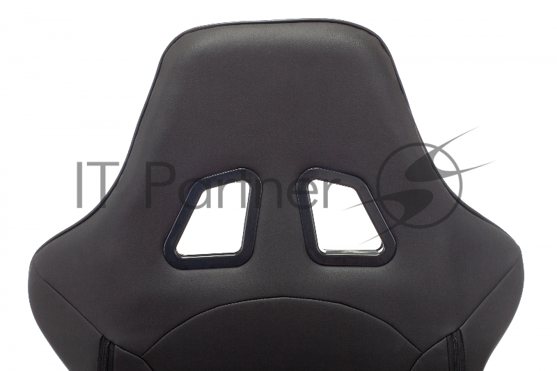 Кресло игровое Zombie Thunder 1 черный/карбон текстиль/эко.кожа с подголов. крестов. пластик