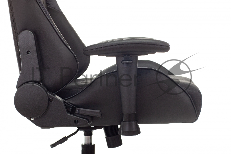 Кресло игровое Zombie Thunder 1 черный/карбон текстиль/эко.кожа с подголов. крестов. пластик