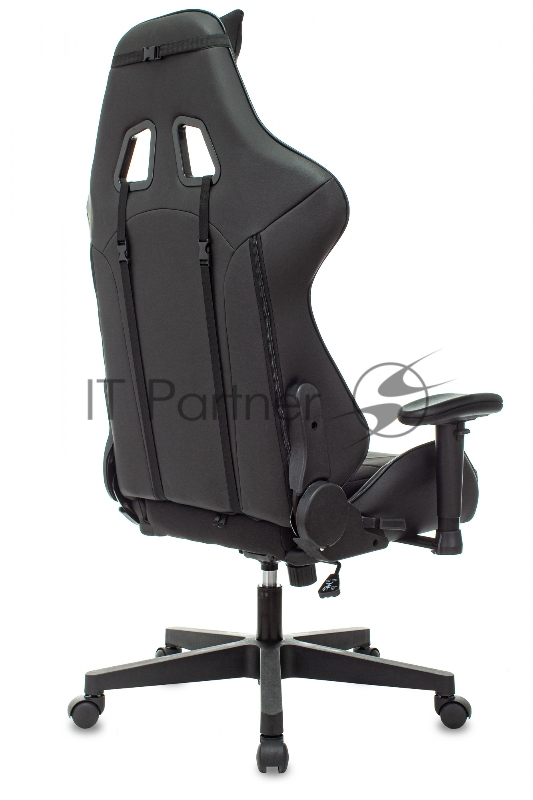 Кресло игровое Zombie Thunder 1 черный/карбон текстиль/эко.кожа с подголов. крестов. пластик