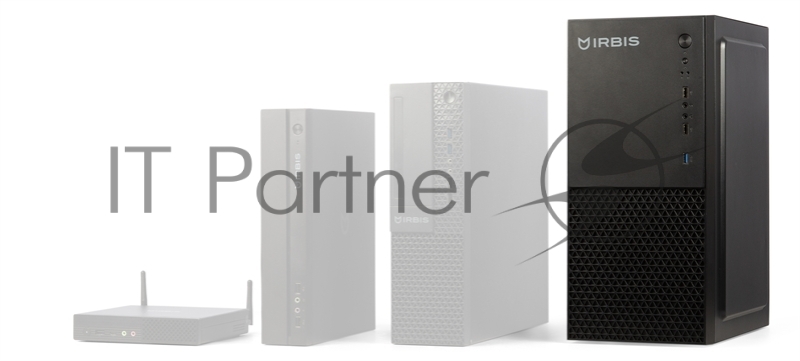 Компьютер IRBIS PCB301, PC, Midi Tower, Intel Core i3 11th,RAM 16Gb, SSD 256Gb, video integrated, Wi-Fi6, bluetooth 5