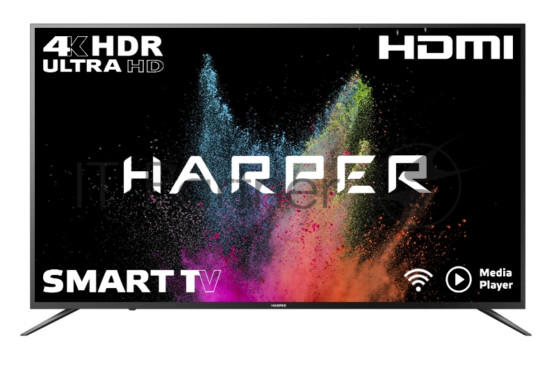 Телевизор LED 55 Harper 55U750TS черный