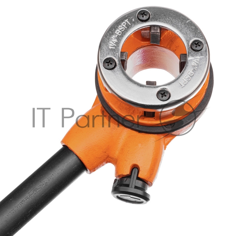 Набор клуппов 1/4-3/8-1/2-3/4-1-1 1/4, плашкодержатель с трещоткой, 9 предм.// Sparta