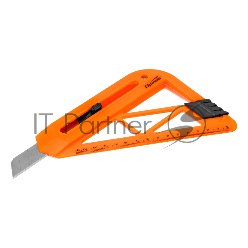 Нож, 18 мм, выдвижное лезвие, для резки обоев, линейка// Sparta