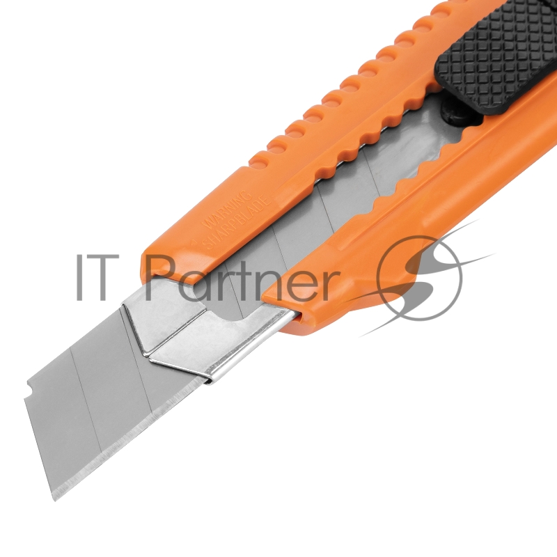 Нож, 18 мм, выдвижное лезвие, металлическая направляющая// Sparta