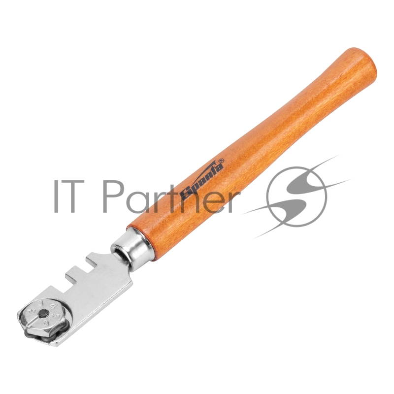 Стеклорез 6-роликовый с деревянной рукояткой// Sparta