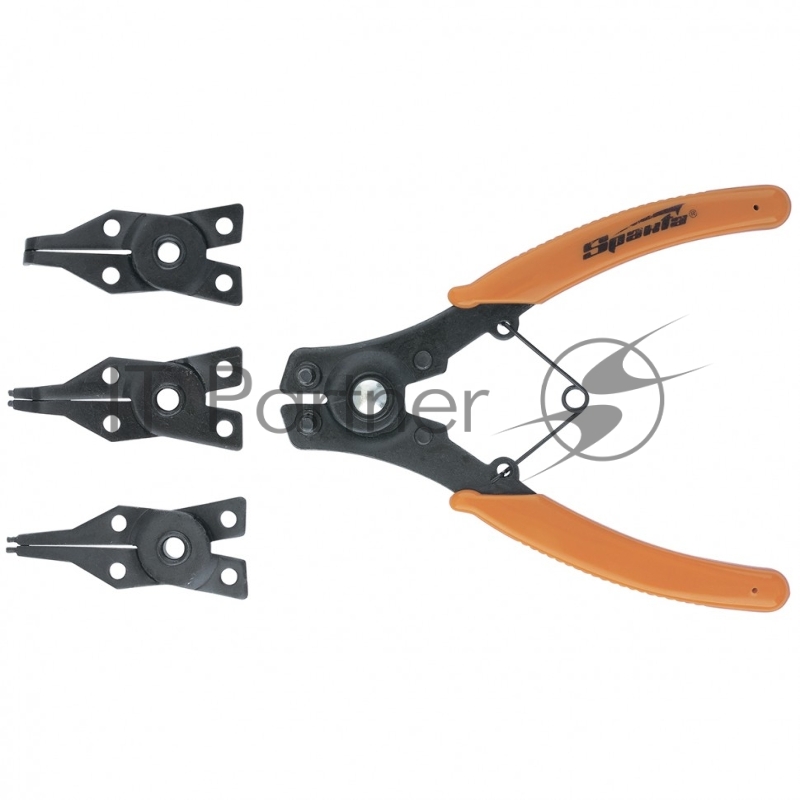 Съемник для стопорных колец с насадками, 150 мм, универсальный// Sparta