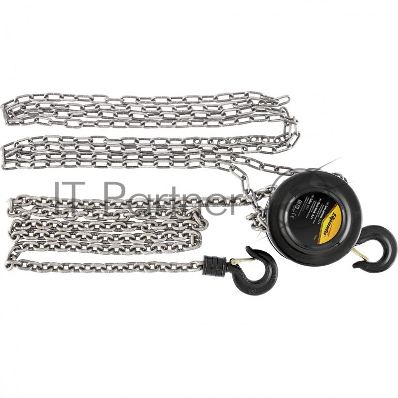 Таль цепная, 0,5 т, h подъема 2,5 м, расстояние между крюками 240 мм// Sparta