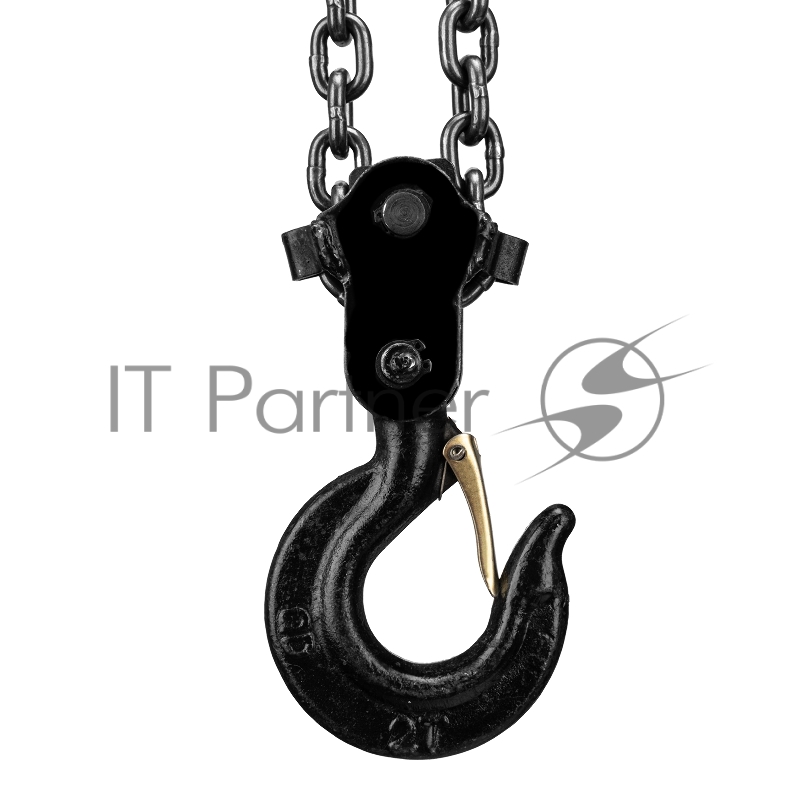 Таль цепная, 2 т, h подъема 2,5 м, расстояние между крюками 380 мм// Sparta